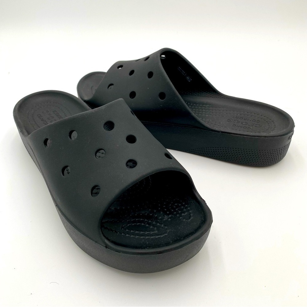 CROCS Black Slide Sandals